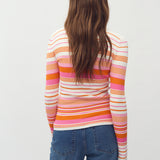 Turbanova-M_Orange Pink Stripe_Model_