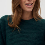 Gillian_Jungle Green Melange_Model_1