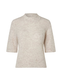 Clara Crew-M_Oat Melange_Packshot_0