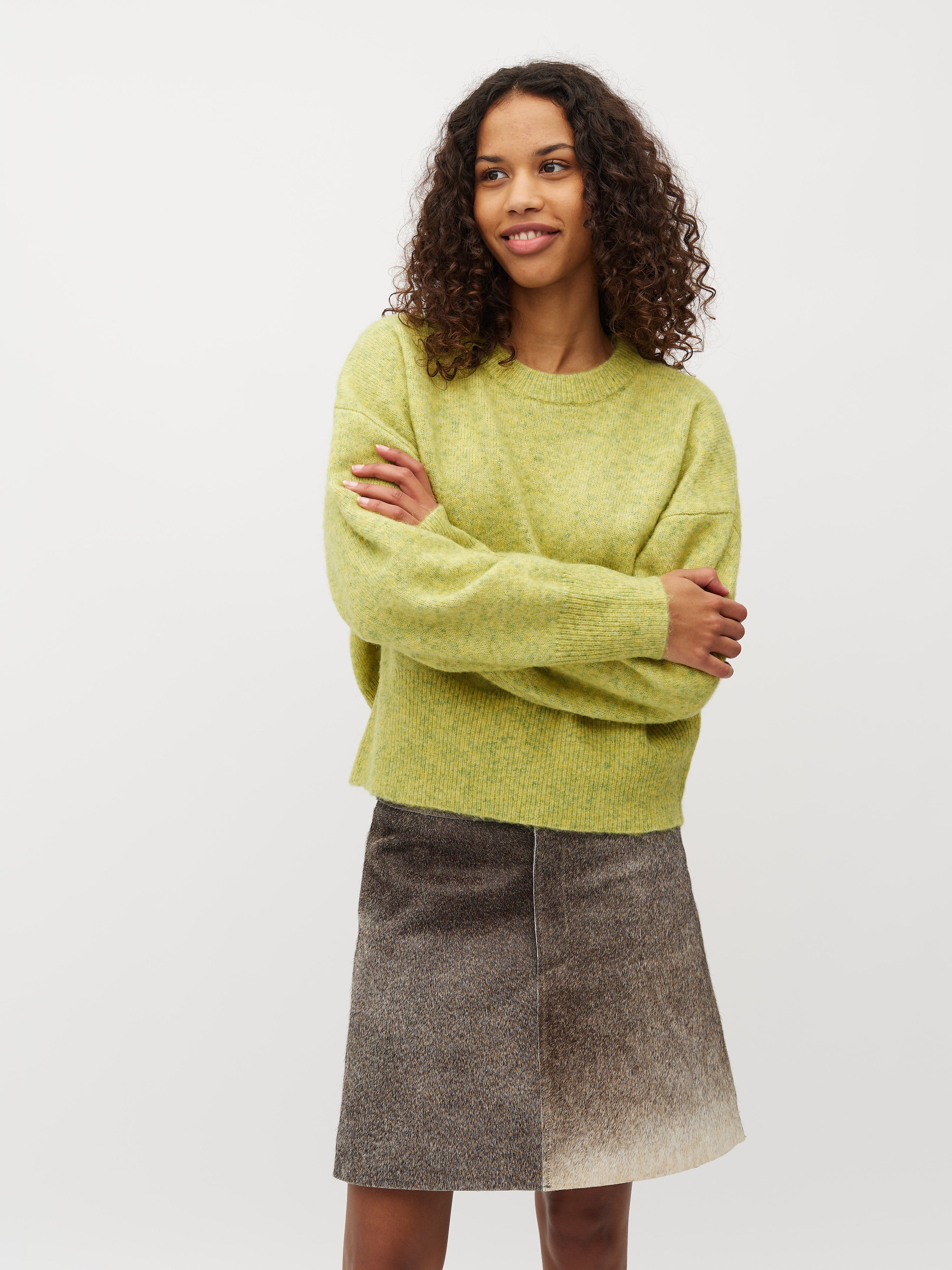 Sadi-M_Sunny Lime Melange_Model_0