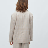 Howla-M_Beige Check_Model_1