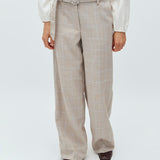 Clementa-M_Beige Check_Model_0