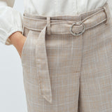 Clementa-M_Beige Check_Model_2