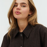 Bimalani-M_Brown Black Twill_Model_1